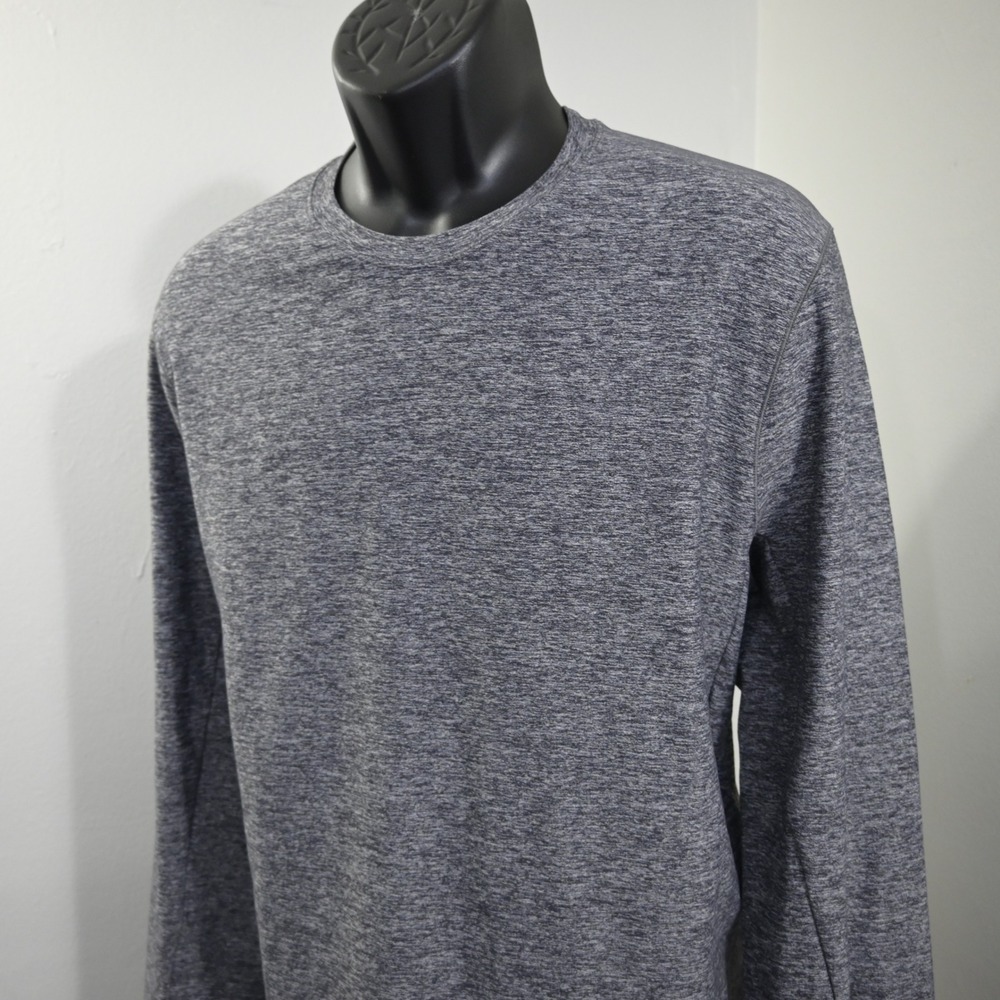 Lululemon Surge Warm Long Sleeve Mens XL NEW Gray Heathered Running Shirt